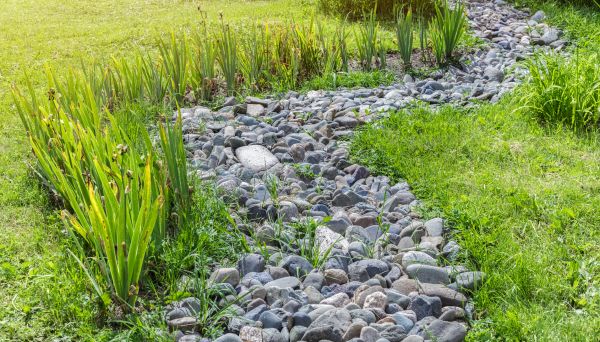 River Rock Garden Installation in Flagstaff